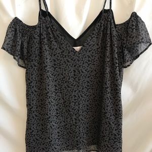 Loft Cold Shoulder Top
